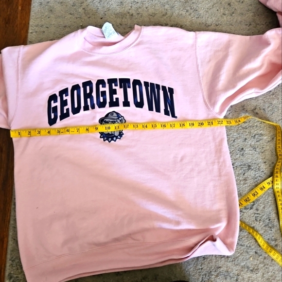 Champion Womens Pink Georgetown Hoyas Crew Neck Classic Collegiate  Sweatshirt M - Picture 12 of 13